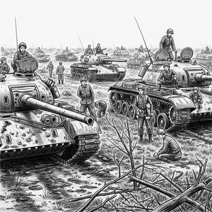 Top 50+ Historical Tank Drawings Commemorating Independence Palace - image 20
