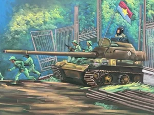 Top 50+ Historical Tank Drawings Commemorating Independence Palace - image 1