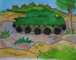 Top 50+ Historical Tank Drawings Commemorating Independence Palace - image 22