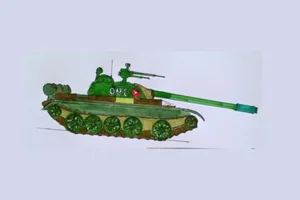 Top 50+ Historical Tank Drawings Commemorating Independence Palace - image 23