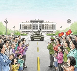 Top 50+ Historical Tank Drawings Commemorating Independence Palace - image 18
