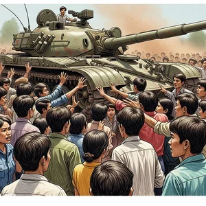 Top 50+ Historical Tank Drawings Commemorating Independence Palace - image 4