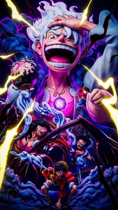 221+ Luffy Gear 5 Wallpapers: Epic Sun God Nika Art - image 8