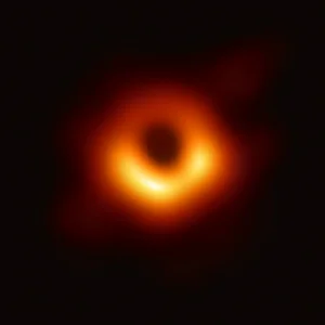 Mysterious Black Hole Moon Rises Over Alien Planet Sky - image 0