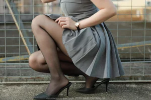IESS Qiu Qiu Elegant Gray Cocktail Dress Fashion Gallery - image 51