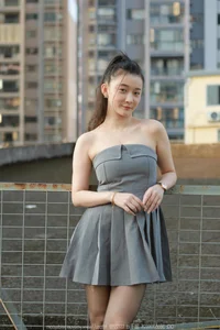 IESS Qiu Qiu Elegant Gray Cocktail Dress Fashion Gallery - image 16