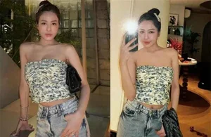 Tram Anh Stuns Fans with Seductive New Photos Showcasing Her Elegant Shoulders - image 0