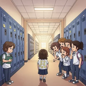 89+ Simple and Meaningful School Bullying Drawings on A3 and A4 - image 24