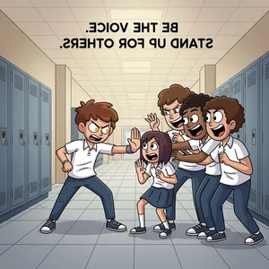 89+ Simple and Meaningful School Bullying Drawings on A3 and A4 - image 11