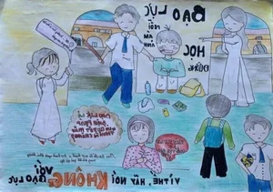 89+ Simple and Meaningful School Bullying Drawings on A3 and A4 - image 29