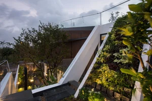 The Innovative Da Nang House Featuring Beautiful Terraced Roof Gardens - image 2