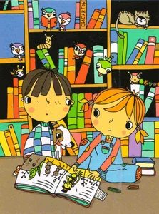 75+ Simple and Beautiful School Library Drawing Ideas - image 0