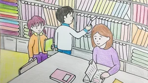 75+ Simple and Beautiful School Library Drawing Ideas - image 35