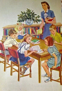 75+ Simple and Beautiful School Library Drawing Ideas - image 28