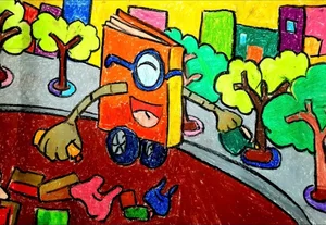 75+ Simple and Beautiful School Library Drawing Ideas - image 4
