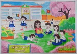 75+ Simple and Beautiful School Library Drawing Ideas - image 23