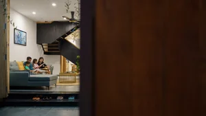 Dang House: Innovative 100m² Modern Townhouse with Natural Light Design - image 22