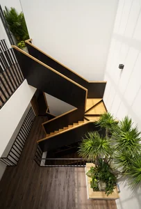 Dang House: Innovative 100m² Modern Townhouse with Natural Light Design - image 12