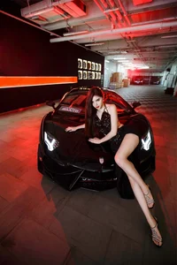 Luxury Supercars and Elegance: 15 Stunning Automotive Model Photo Sets - image 13