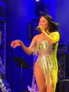 Huong Tram's Bold and Unique Stage Fashion Transformation in the US - image 2