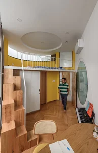 Modern Tube House Design: Open Concept Featuring Unique Fish Scale Ventilation Bricks - image 9