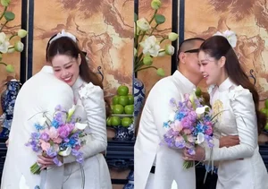 Miss Khanh Van's Radiant Beauty in Traditional Vu Quy Wedding Ceremony - image 3