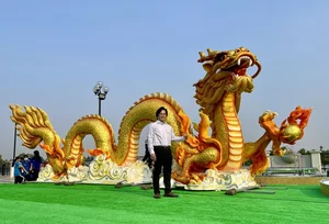Spectacular Dragon Mascots of Vietnam's Tet Giap Thin 2024 - image 0