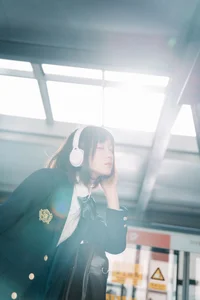 Urban Subway Portrait Photography: YiTuYu Art Language Vol.9127 Featuring Qi Qi in a Cinematic Metro Setting - image 0