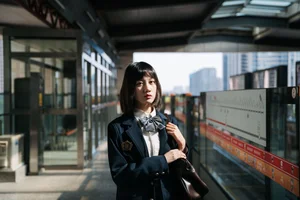 Urban Subway Portrait Photography: YiTuYu Art Language Vol.9127 Featuring Qi Qi in a Cinematic Metro Setting - image 14