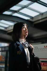 Urban Subway Portrait Photography: YiTuYu Art Language Vol.9127 Featuring Qi Qi in a Cinematic Metro Setting - image 13