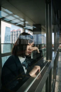 Urban Subway Portrait Photography: YiTuYu Art Language Vol.9127 Featuring Qi Qi in a Cinematic Metro Setting - image 10