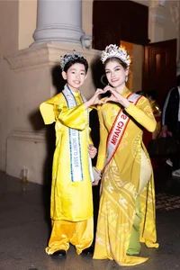 Bùi Khâu Minh Triết and Miss Charm 2025 Anna Blanco Flores Shine Together - image 0