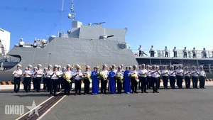 Vietnam People's Navy Ship 016-Quang Trung Completes Successful International Training Exercises - image 3