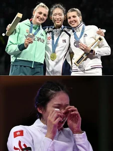 Beautiful PhD Law Graduate Wins Historic Olympic Gold Medal - image 0