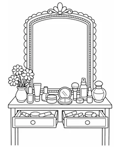 99+ Creative Makeup Coloring Pages for Kids: Fun, Easy, and Printable Designs - image 30