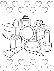 99+ Creative Makeup Coloring Pages for Kids: Fun, Easy, and Printable Designs - image 10