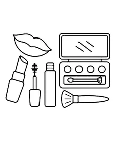 99+ Creative Makeup Coloring Pages for Kids: Fun, Easy, and Printable Designs - image 28
