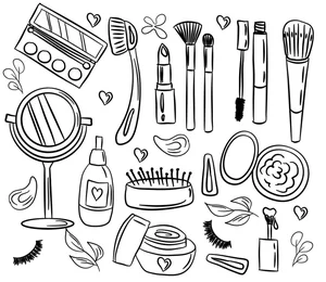 99+ Creative Makeup Coloring Pages for Kids: Fun, Easy, and Printable Designs - image 18
