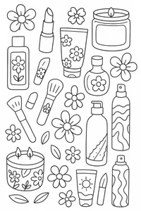 99+ Creative Makeup Coloring Pages for Kids: Fun, Easy, and Printable Designs - image 21
