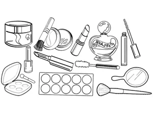99+ Creative Makeup Coloring Pages for Kids: Fun, Easy, and Printable Designs - image 12