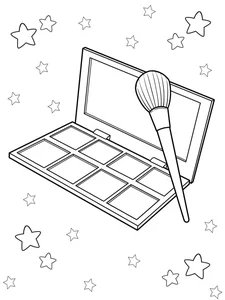 99+ Creative Makeup Coloring Pages for Kids: Fun, Easy, and Printable Designs - image 36