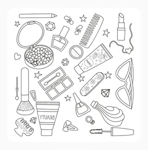99+ Creative Makeup Coloring Pages for Kids: Fun, Easy, and Printable Designs - image 2