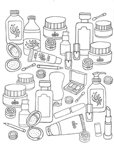 99+ Creative Makeup Coloring Pages for Kids: Fun, Easy, and Printable Designs - image 29