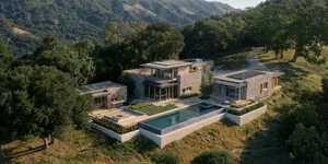 California Hillside Villa: Harmonizing Architecture with Nature Through Spatial Dispersion - image 17