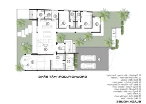 Black House Gia Lai: Embracing Modern Tropical Design and Dark Tones - image 3