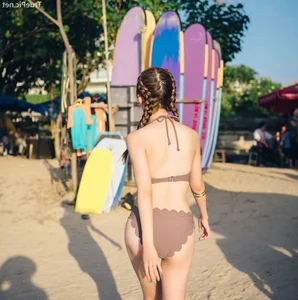 Korean Model Cha Yoo Jin Stuns in Mermaid Waves Tube Top Bikini - image 3