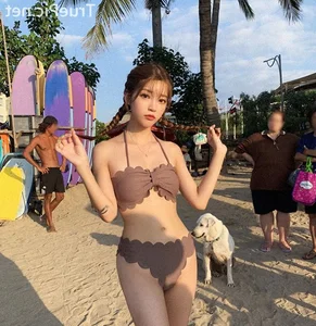 Korean Model Cha Yoo Jin Stuns in Mermaid Waves Tube Top Bikini - image 8