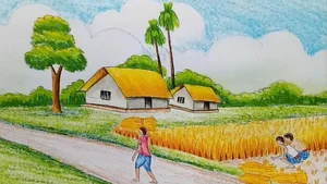 Rustic Countryside Art: 89+ Beautiful Paintings Celebrating Farming Life - image 0
