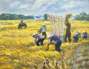 Rustic Countryside Art: 89+ Beautiful Paintings Celebrating Farming Life - image 28