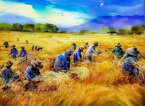 Rustic Countryside Art: 89+ Beautiful Paintings Celebrating Farming Life - image 22